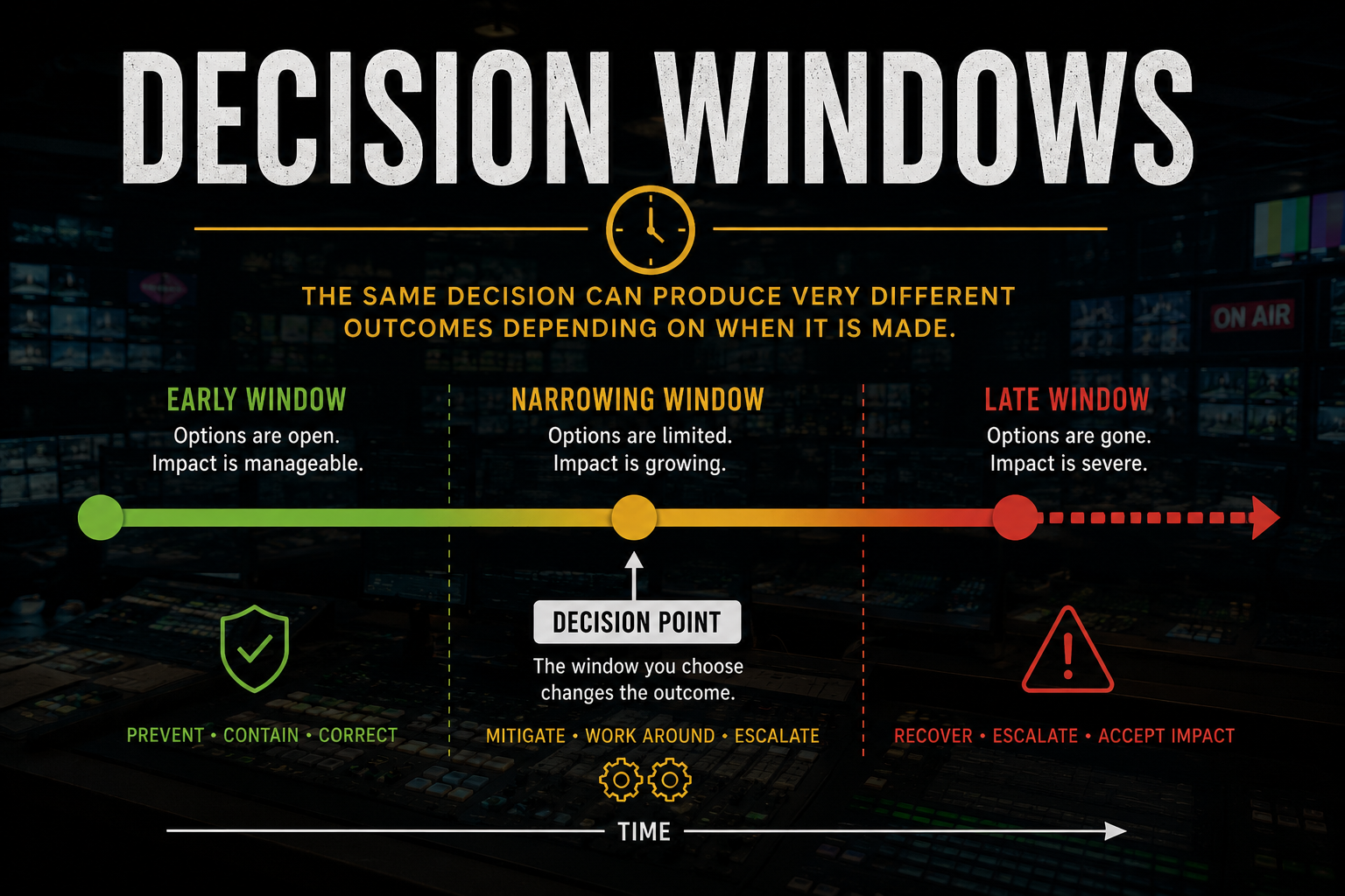 Compressed Decision Windows operational systems graphic