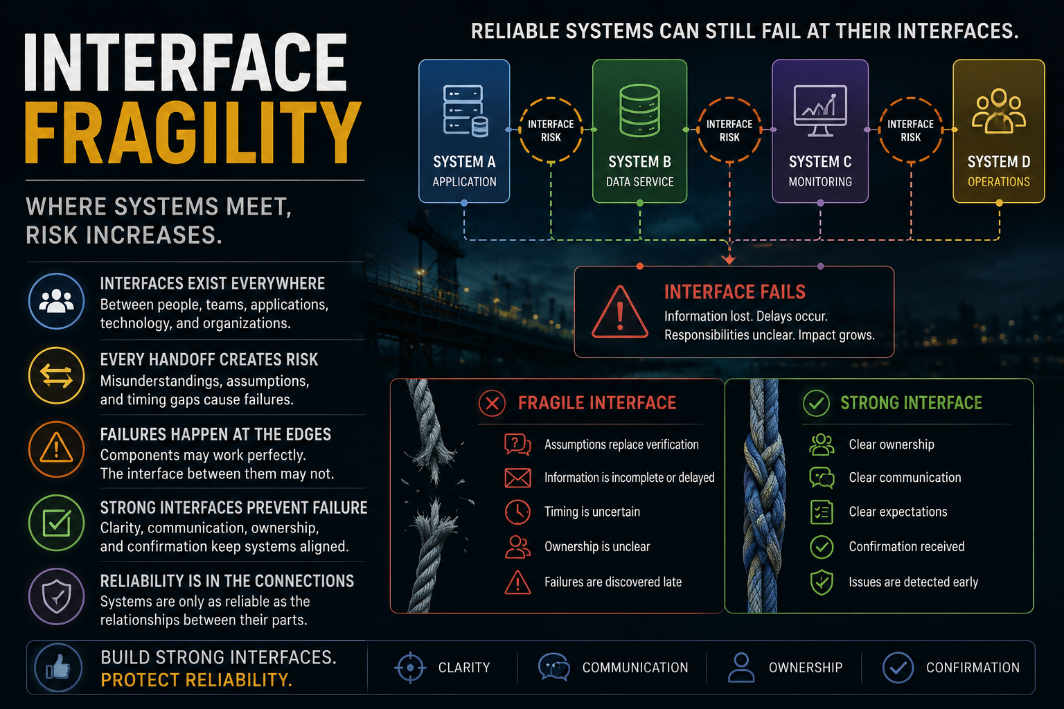 Interface Fragility operational systems graphic