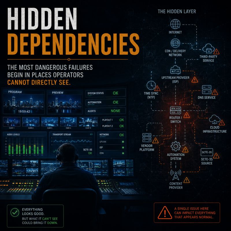 Hidden dependencies in time-critical operational systems